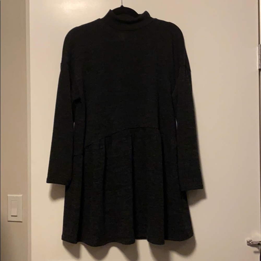 high neck baby doll sweaterdress- new w/o tag